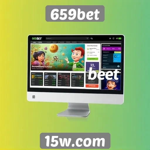 Interface amigável e navegação simples no 659bet